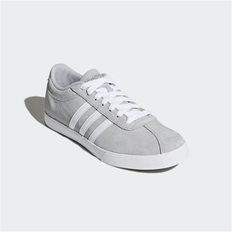 adidas courtset damen grau sport scheck|Graue Schuhe für Damen von adidas Court .